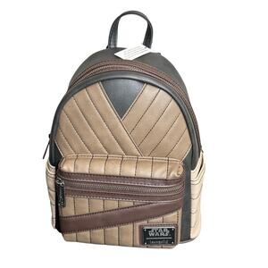 Loungefly Disney Star Wars The Last Jedi Rey Uniform Mini Backpack Bag NWT